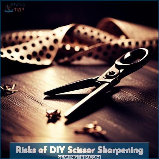 Risks of DIY Scissor Sharpening