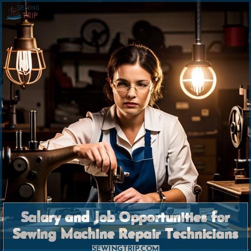 Salary and Job Opportunities for Sewing Machine Repair Technicians