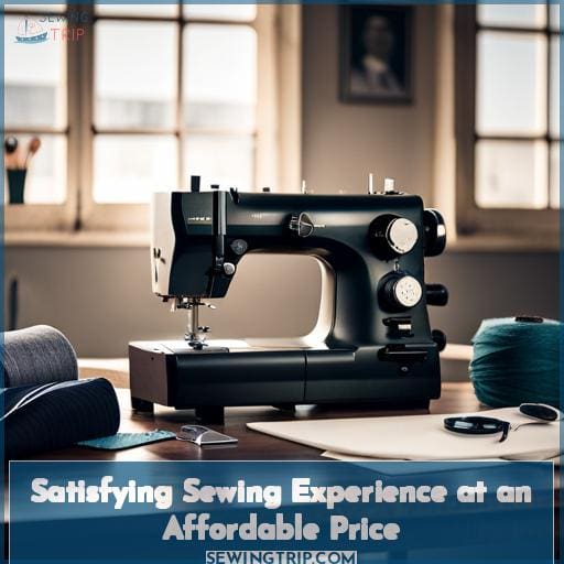Satisfying Sewing Experience at an Affordable Price
