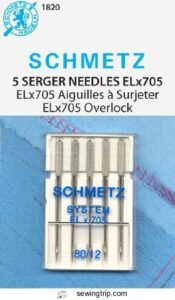 Can Beginners Learn to Use a Serger? Yes — Here's How 2 Schmetz ELX705 Needles - Size B0041BJFJG