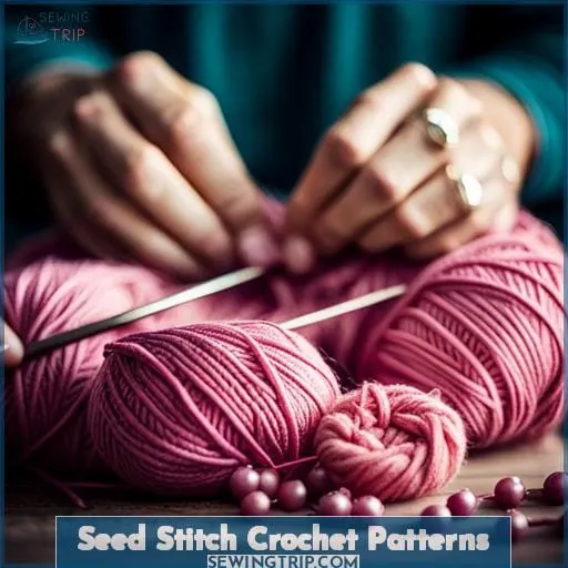 Seed Stitch Crochet Patterns