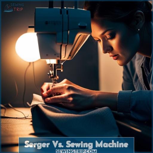 Serger Vs. Sewing Machine