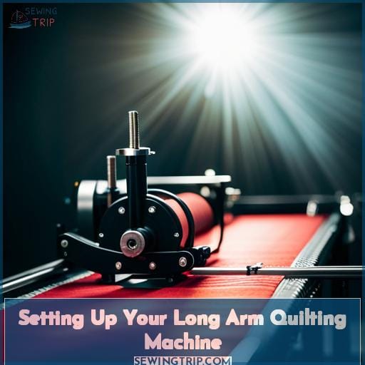 Setting Up Your Long Arm Quilting Machine