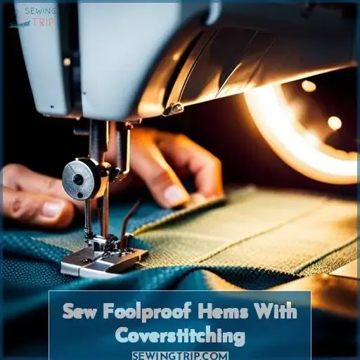 sew foolproof hems with coverstitching