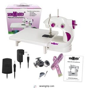7 Best Small Portable Sewing Machines for Your Projects 4 Sew Mighty Mini Sewing Machine B07YBFQSB4