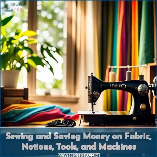 Sewing and Saving Money on Fabric, Notions, Tools, and Machines