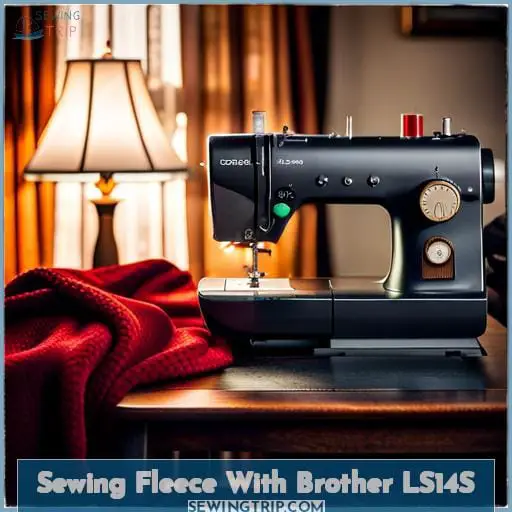 Sewing Fleece With Brother LS14S