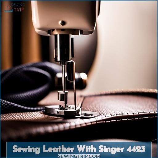 Sewing Leather With Singer 4423