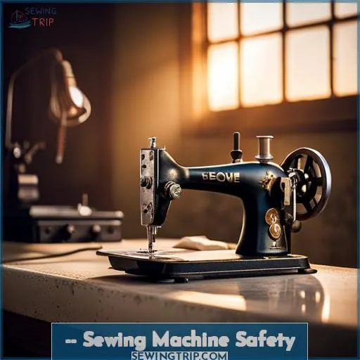 -- Sewing Machine Safety
