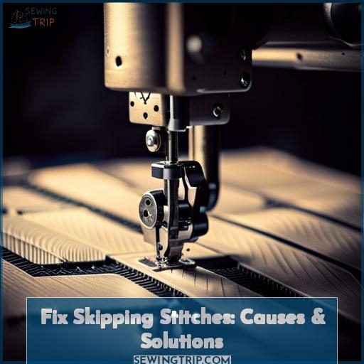 Fix Skipping Stitches Causes & Solutions