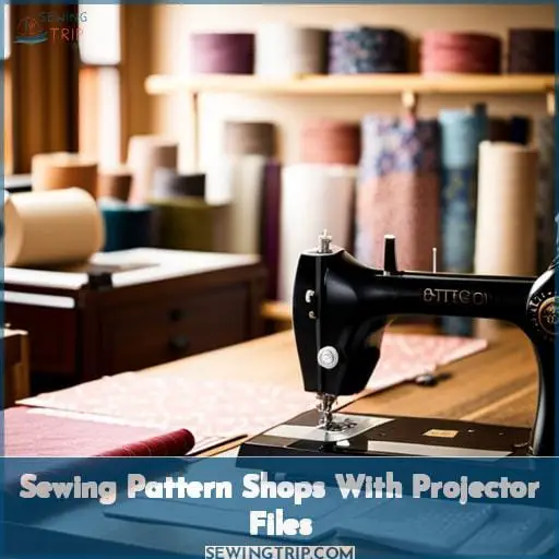 Sewing Pattern Shops With Projector Files