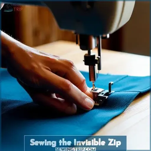 Sewing the Invisible Zip