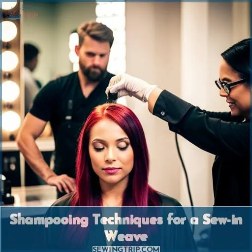 Shampooing Techniques for a Sew-in Weave