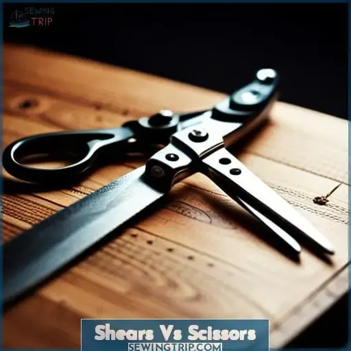 Shears Vs Scissors