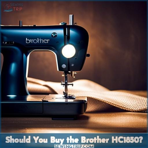Should You Buy the Brother HC1850