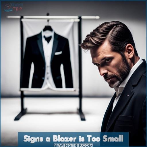 Signs a Blazer is Too Small