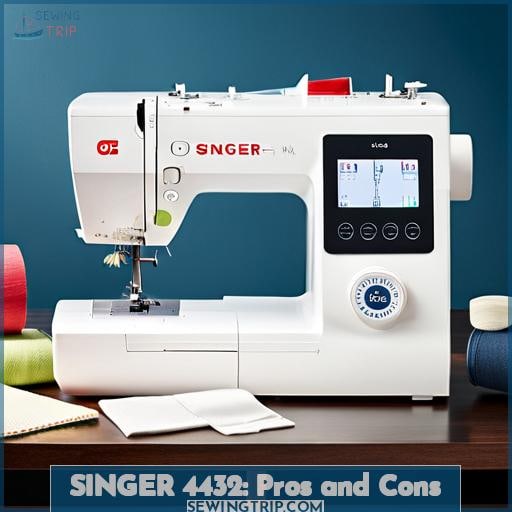 SINGER 4432: Pros and Cons
