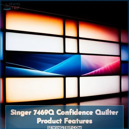 Singer 7469Q Confidence Quilter Product Features