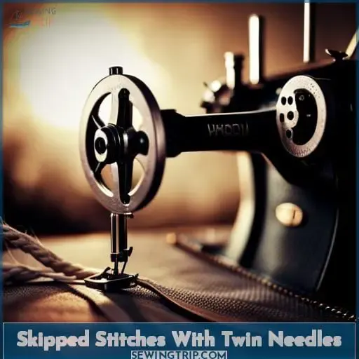 Skipped Stitches With Twin Needles