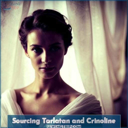 Sourcing Tarlatan and Crinoline