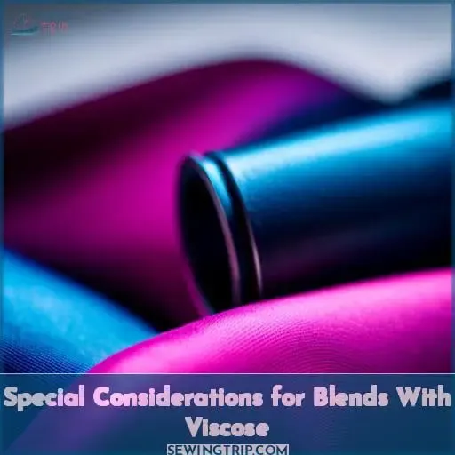 Special Considerations for Blends With Viscose