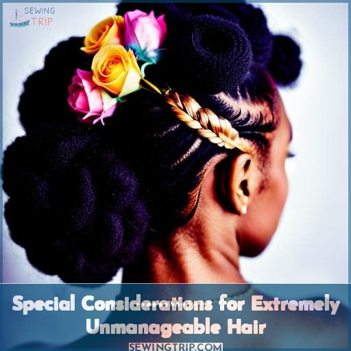 Special Considerations for Extremely Unmanageable Hair