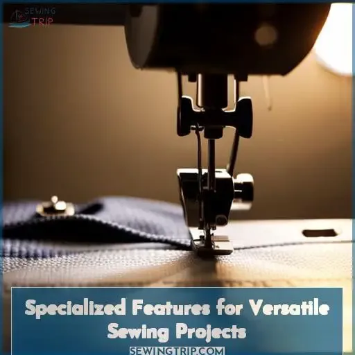 Specialized Features for Versatile Sewing Projects