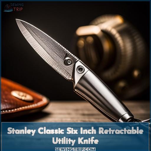 Stanley Classic Six Inch Retractable Utility Knife