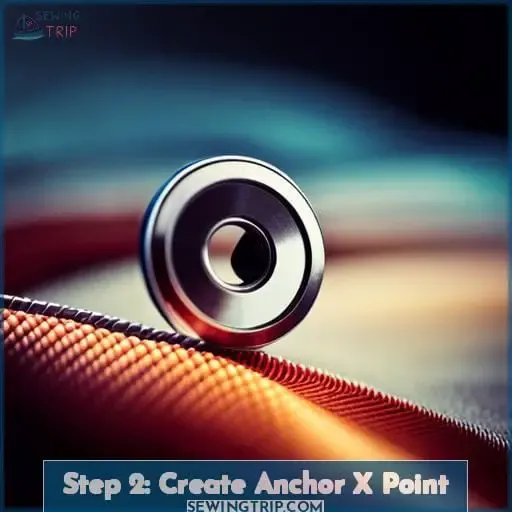 Step 2: Create Anchor X Point
