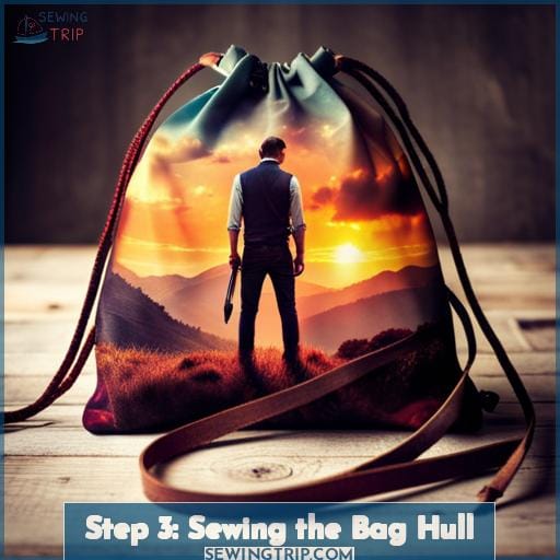 Step 3: Sewing the Bag Hull