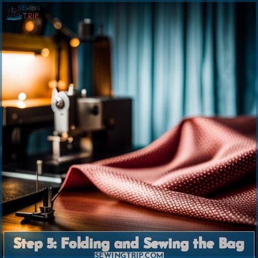 Step 5: Folding and Sewing the Bag