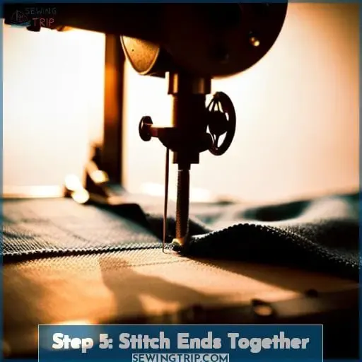 Step 5: Stitch Ends Together