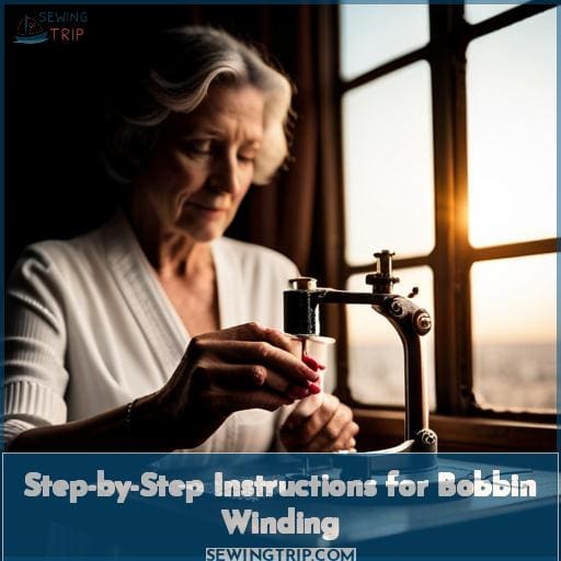 Step-by-Step Instructions for Bobbin Winding