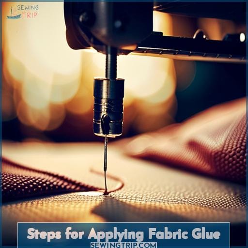 Steps for Applying Fabric Glue