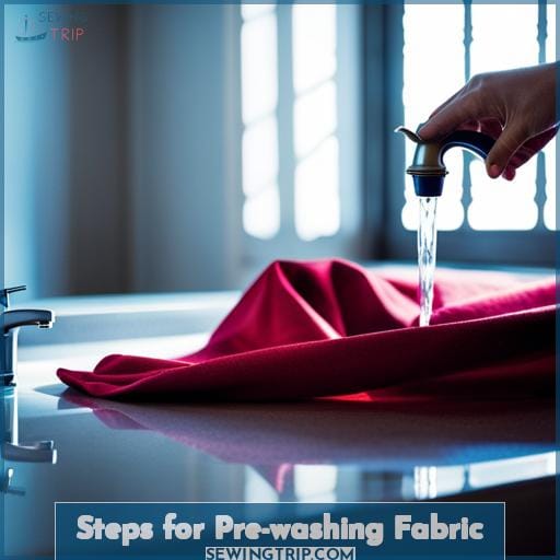 Steps for Pre-washing Fabric