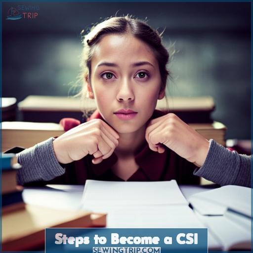 Steps to Become a CSI