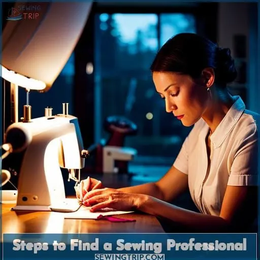 Steps to Find a Sewing Professional