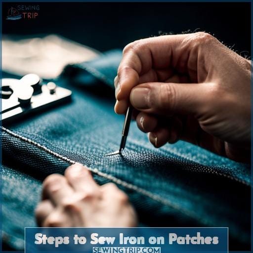 Steps to Sew Iron on Patches