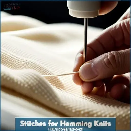 Stitches for Hemming Knits