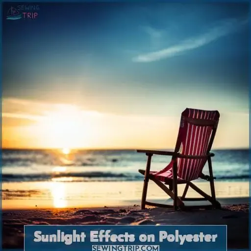 Sunlight Effects on Polyester