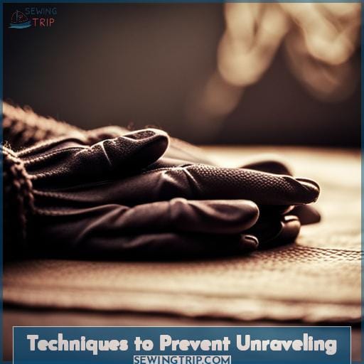 Techniques to Prevent Unraveling