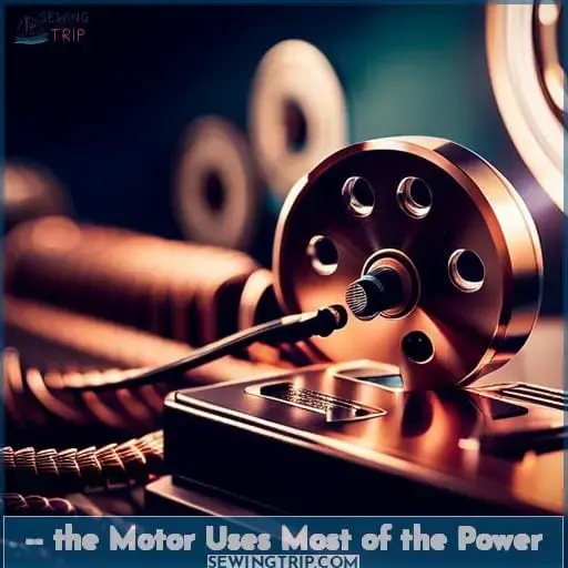 -- the Motor Uses Most of the Power