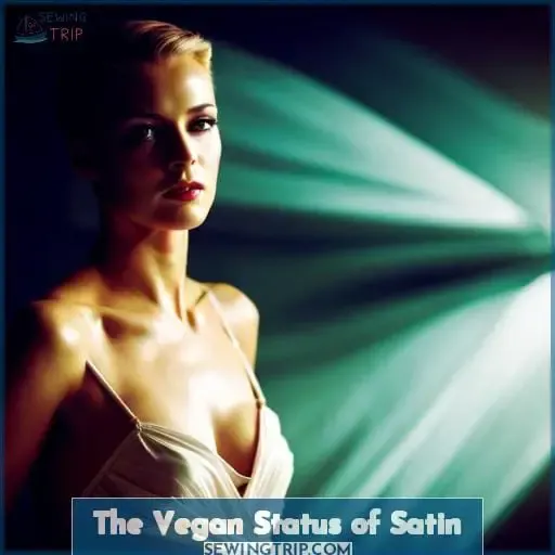 The Vegan Status of Satin