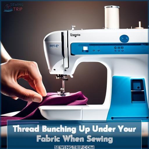 Thread Bunching Up Under Your Fabric When Sewing