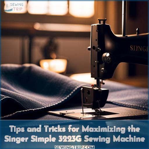 Tips and Tricks for Maximizing the Singer Simple 3223G Sewing Machine