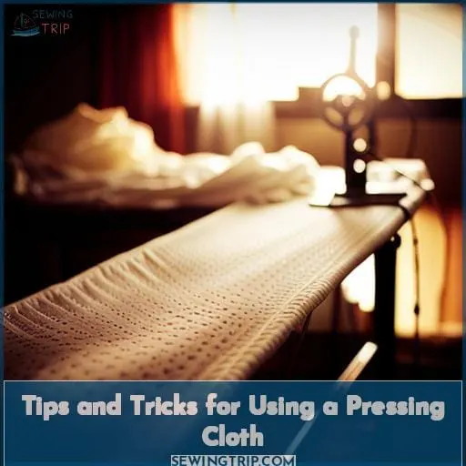Tips and Tricks for Using a Pressing Cloth