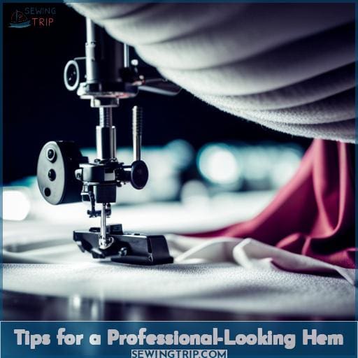 Tips for a Professional-Looking Hem