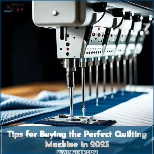 tips for buying a quilting machine