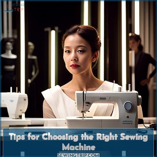 Tips for Choosing the Right Sewing Machine