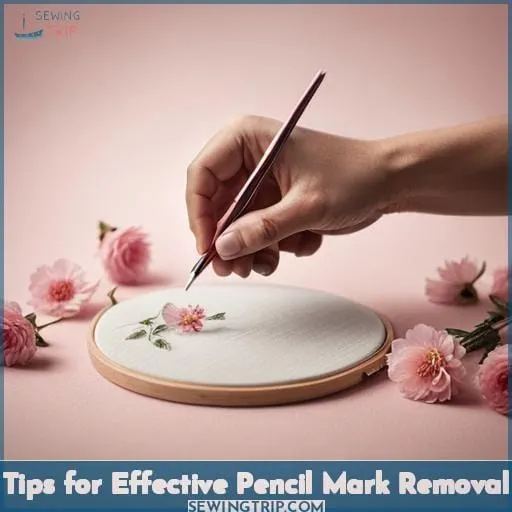 Tips for Effective Pencil Mark Removal